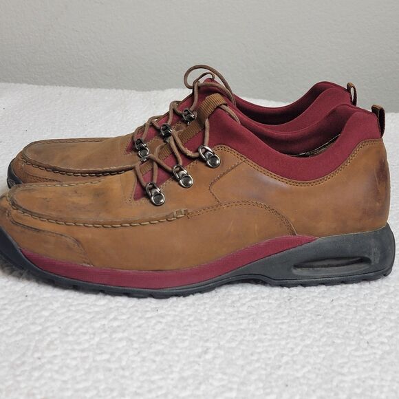 Cole Haan Shoes Men's Size 13M Country Moc Toe Oxford Tan Maroon C00970 - Picture 4 of 9
